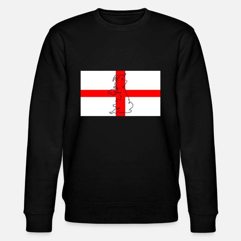 Drapeau de l’Angleterre - Sweat bio CHANGER Stanley/Stella Unisexe - noir