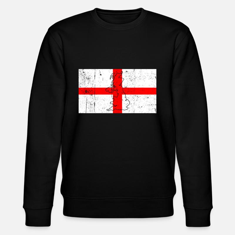 Drapeau de l’Angleterre - Sweat bio CHANGER Stanley/Stella Unisexe - noir