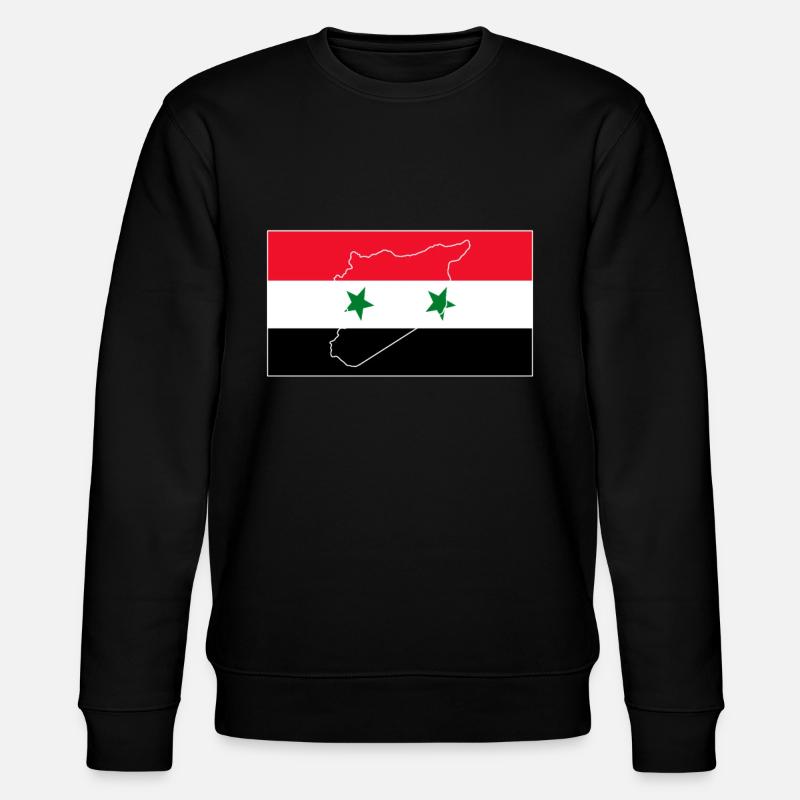 Irak Flagge - Stanley/Stella Unisex Bio-Sweatshirt CHANGER  - Schwarz