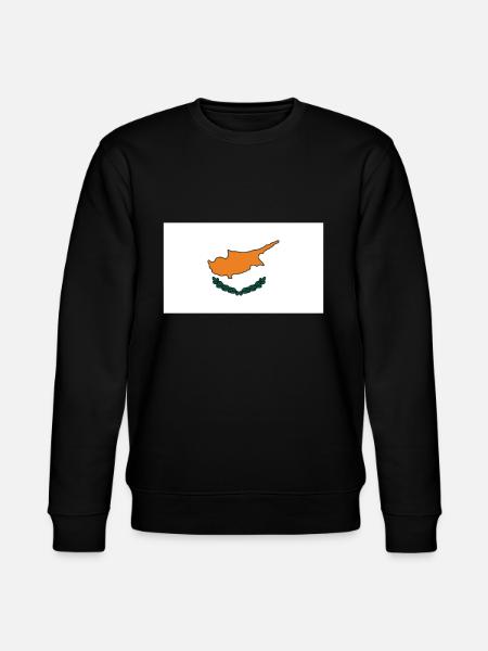 Cyprus Flag - Stanley/Stella CHANGER Unisex Organic Sweatshirt - black