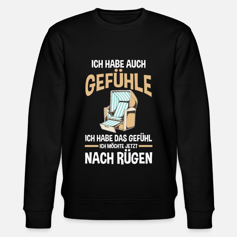 Ostsee Rügen - Stanley/Stella Unisex Bio-Sweatshirt CHANGER - Schwarz