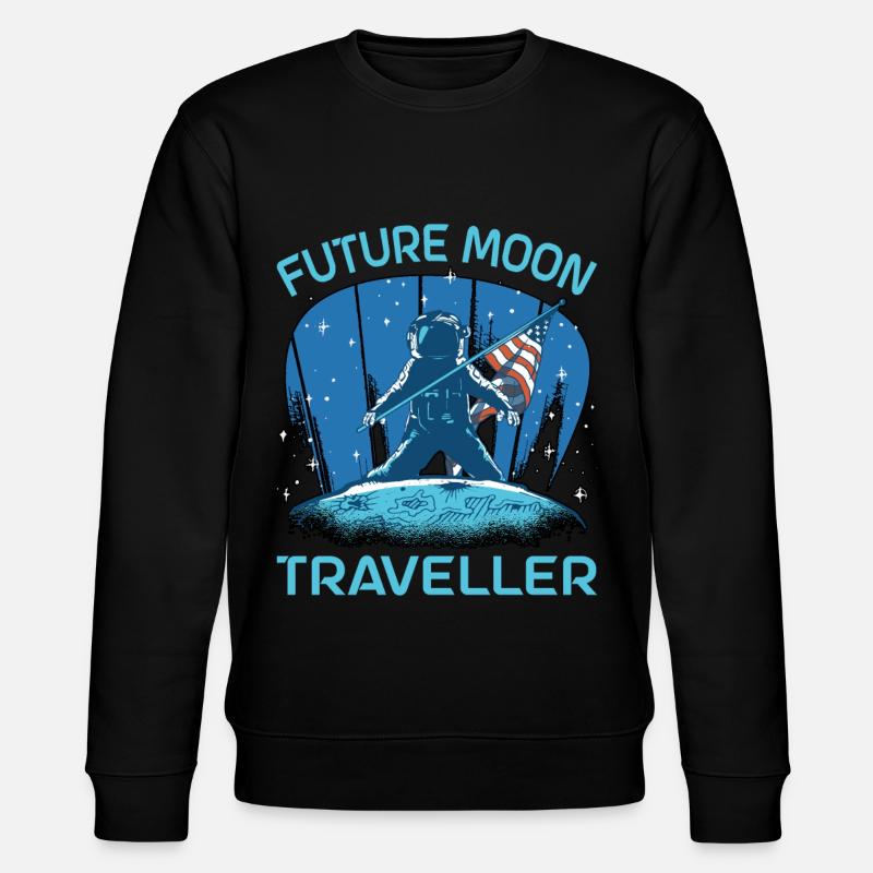 Futur voyageur lunaire - Sweat bio CHANGER Stanley/Stella Unisexe - noir