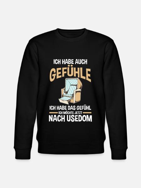 Ostsee Usedom - Stanley/Stella Unisex Bio-Sweatshirt CHANGER - Schwarz