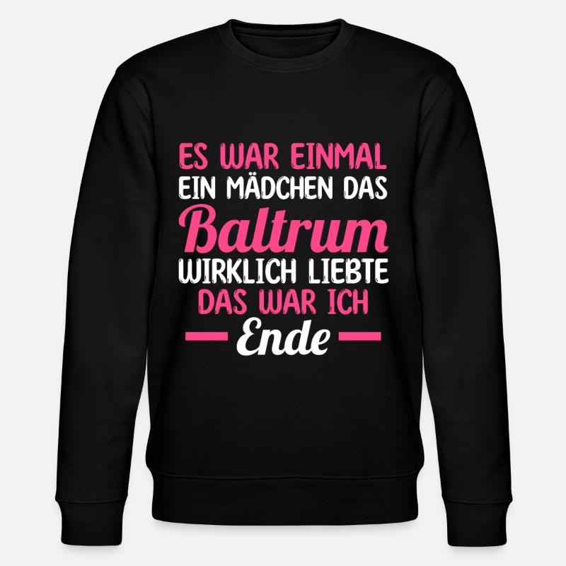 Nordsee Baltrum - Stanley/Stella Unisex Bio-Sweatshirt CHANGER  - Schwarz