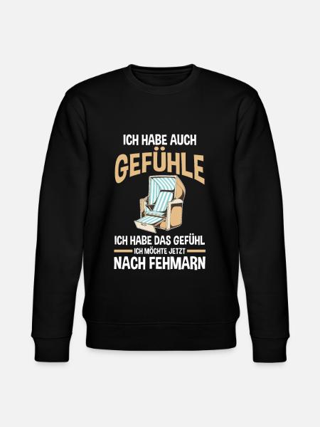 Ostsee Fehmarn - Stanley/Stella Unisex Bio-Sweatshirt CHANGER - Schwarz