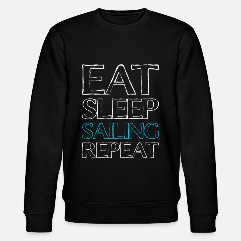 Manger sleep sailing - Sweat bio CHANGER Stanley/Stella Unisexe - noir