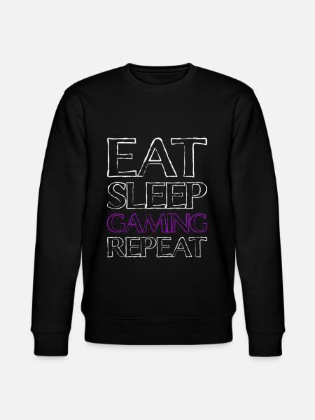 Eating Sleep Gambling - Stanley/Stella CHANGER Unisex Organic Sweatshirt - black