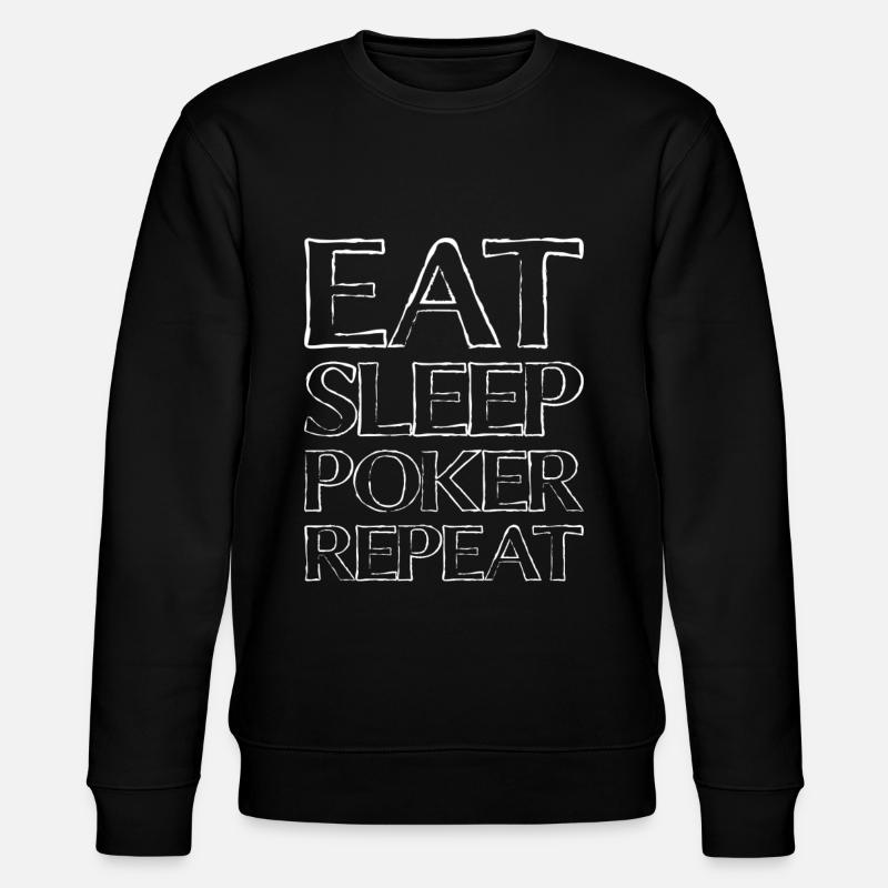 Manger Sleep Poker - Sweat bio CHANGER Stanley/Stella Unisexe - noir