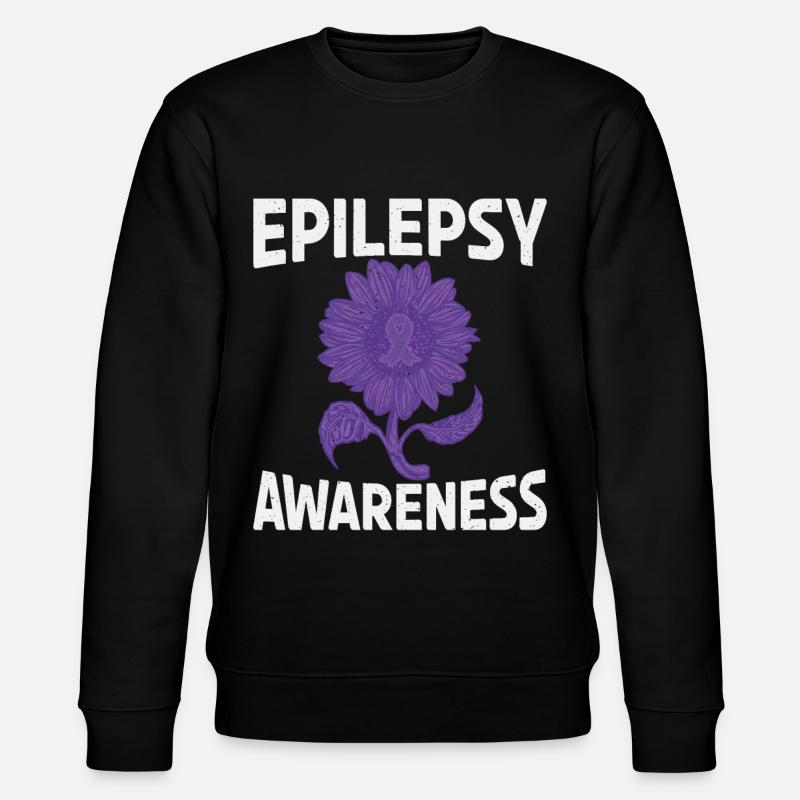 Purple Band Graphic Des - Sweat bio CHANGER Stanley/Stella Unisexe - noir
