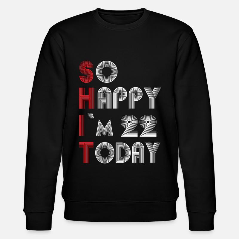 22 ans - Sweat bio CHANGER Stanley/Stella Unisexe - noir