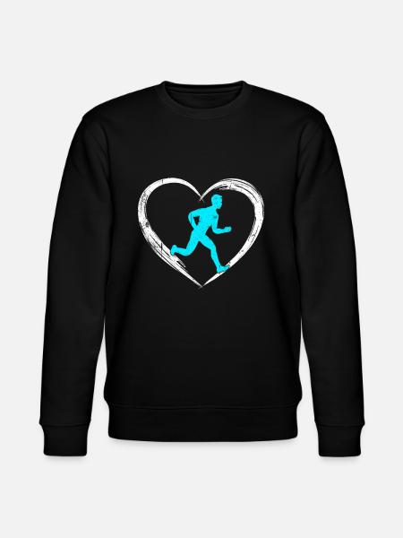 Jogging love - Stanley/Stella CHANGER Unisex Organic Sweatshirt - black