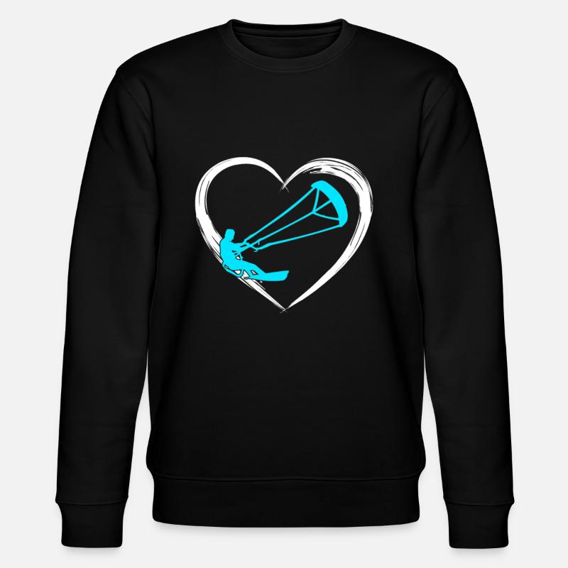 amour du kitesurf - Sweat bio CHANGER Stanley/Stella Unisexe - noir