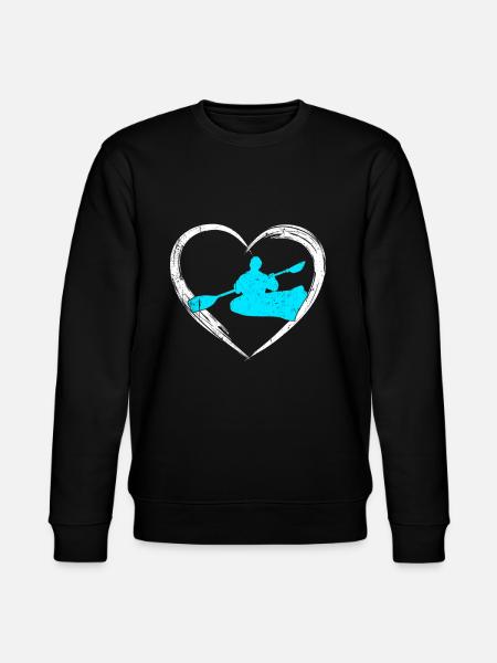 kayak love - Stanley/Stella CHANGER Unisex Organic Sweatshirt - black