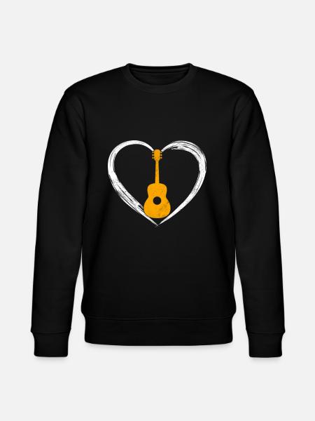 Guitar love - Stanley/Stella CHANGER Unisex Organic Sweatshirt - black