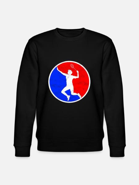 Badminton Logo - Stanley/Stella CHANGER Unisex Organic Sweatshirt - black