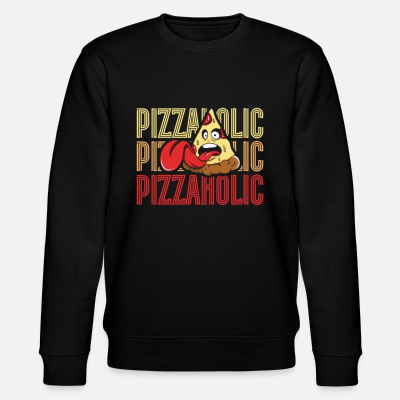 Pizzaholic Italian - Stanley/Stella CHANGER Unisex Organic Sweatshirt - black