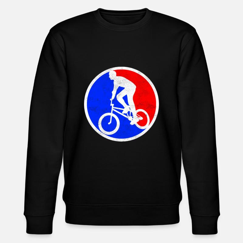 bmx logo - Stanley/Stella CHANGER Unisex Organic Sweatshirt - black