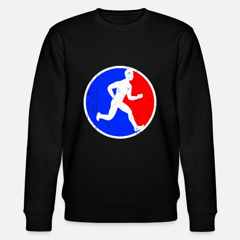 Jogging Logo - Stanley/Stella CHANGER Unisex Organic Sweatshirt - black
