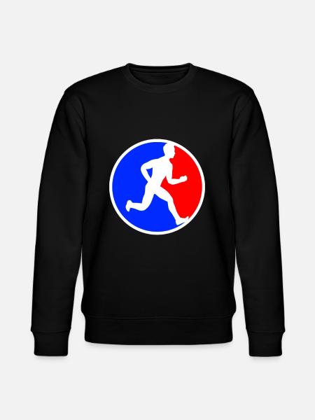 Jogging Logo - Stanley/Stella CHANGER Unisex Organic Sweatshirt - black