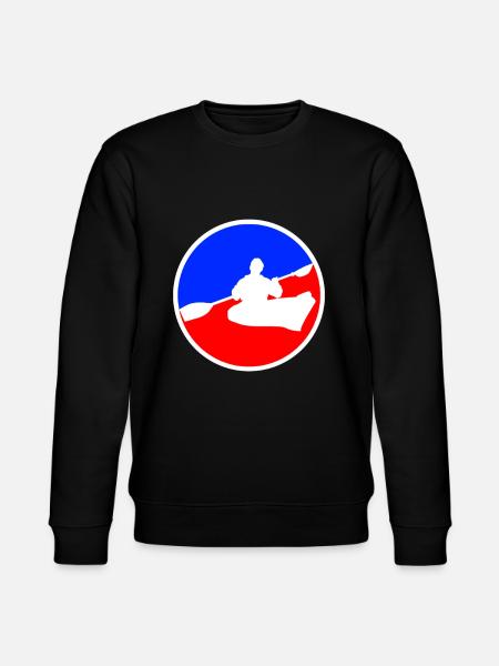 Canoeing Logo - Stanley/Stella CHANGER Unisex Organic Sweatshirt - black