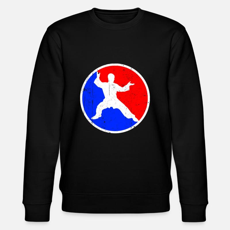 Martial Arts Logo - Stanley/Stella CHANGER Unisex Organic Sweatshirt - black