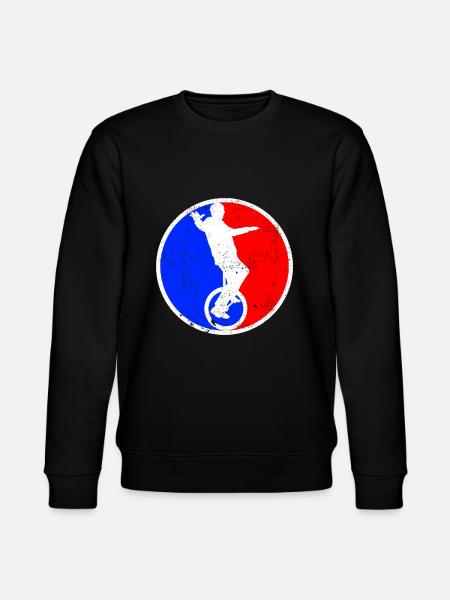 Unicycle Logo - Stanley/Stella CHANGER Unisex Organic Sweatshirt - black