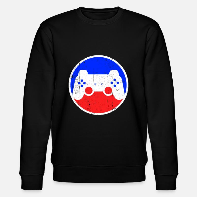 Gaming Logo - Stanley/Stella Unisex Bio-Sweatshirt CHANGER  - Schwarz