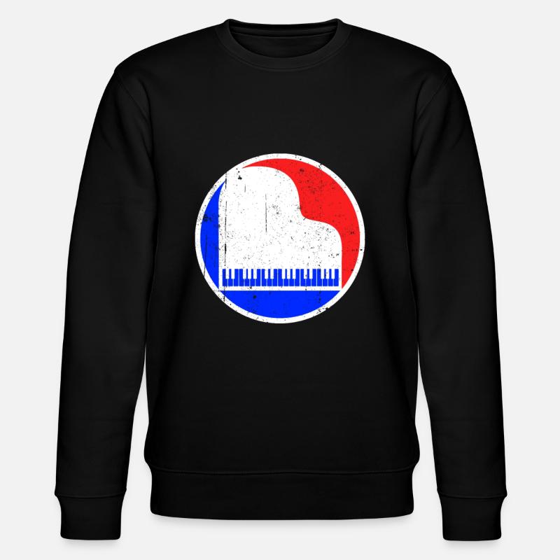 Piano Logo - Sweat bio CHANGER Stanley/Stella Unisexe - noir