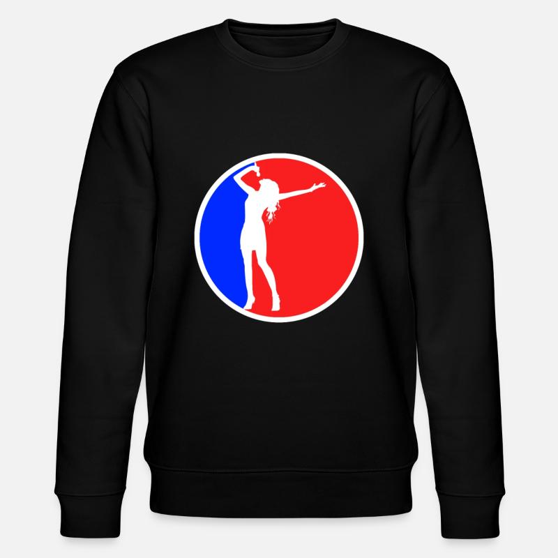 Singing Logo - Stanley/Stella CHANGER Unisex Organic Sweatshirt - black