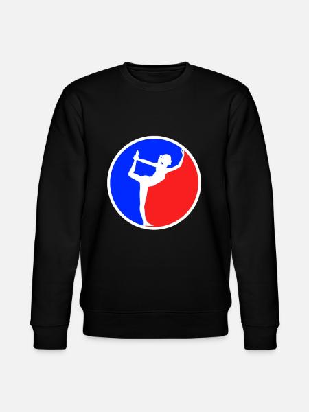 Yoga Logo - Stanley/Stella CHANGER Unisex Organic Sweatshirt - black