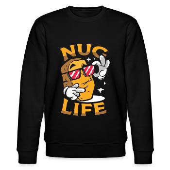 Nug Life Nuggies Tendies Snack Nugget de poulet - Sweat bio CHANGER Stanley/Stella Unisexe - noir - Devant - Nik (191cm) & Marisol (170cm)