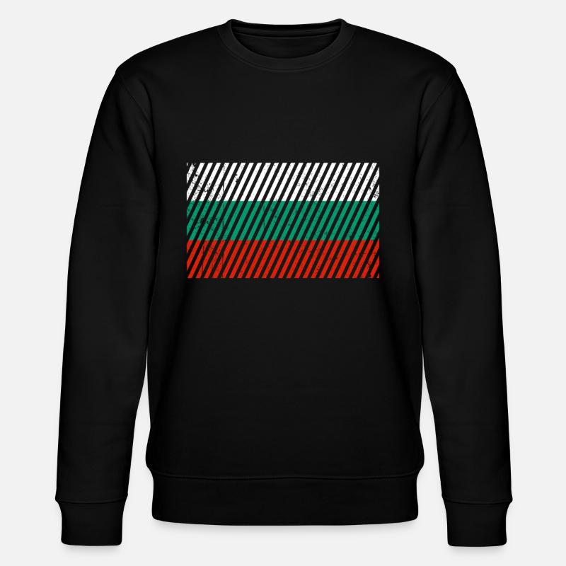 Drapeau bulgare - Sweat bio CHANGER Stanley/Stella Unisexe - noir