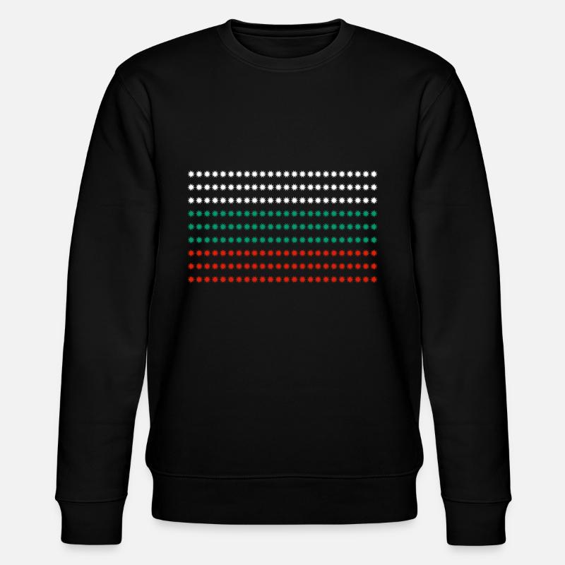 Drapeau bulgare - Sweat bio CHANGER Stanley/Stella Unisexe - noir