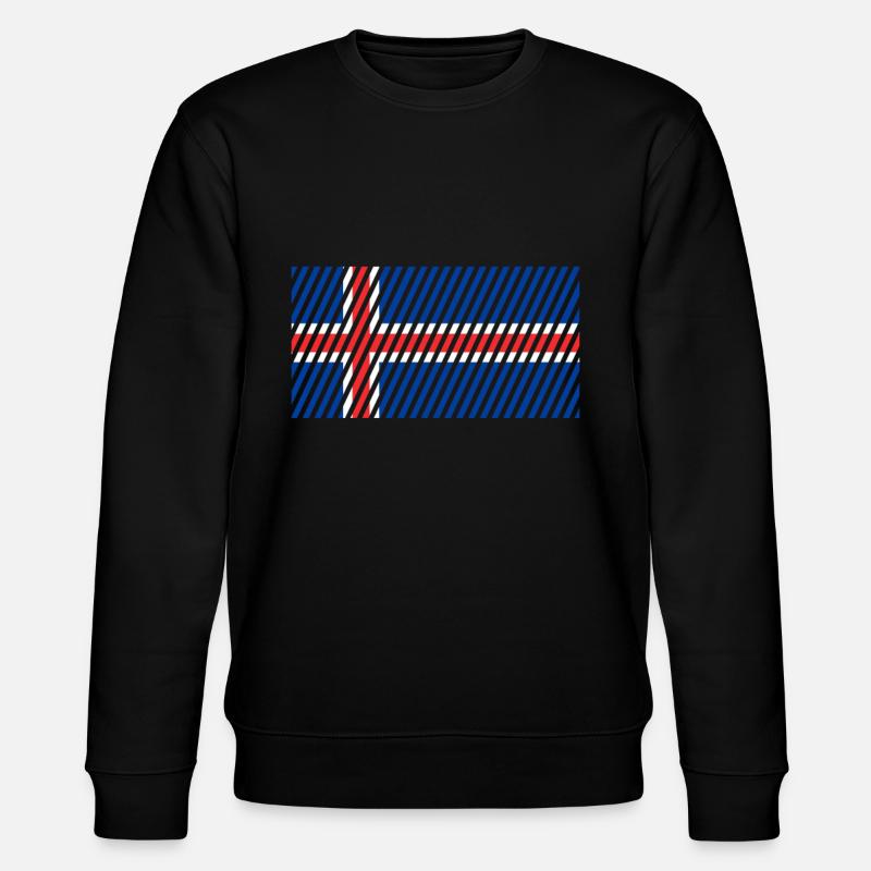 Drapeau islandais - Sweat bio CHANGER Stanley/Stella Unisexe - noir