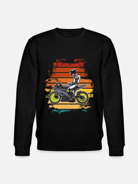 Motorcycle Lifestyle / Motorcycle / Motorcycle biker - Stanley/Stella CHANGER Unisex Organic Sweatshirt - black