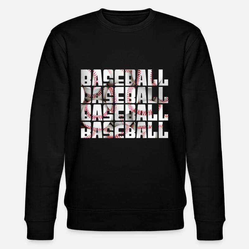 baseball - Stanley/Stella Unisex Bio-Sweatshirt CHANGER  - Schwarz