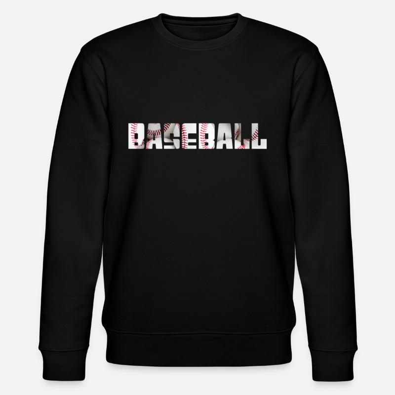 baseball - Stanley/Stella Unisex Bio-Sweatshirt CHANGER  - Schwarz