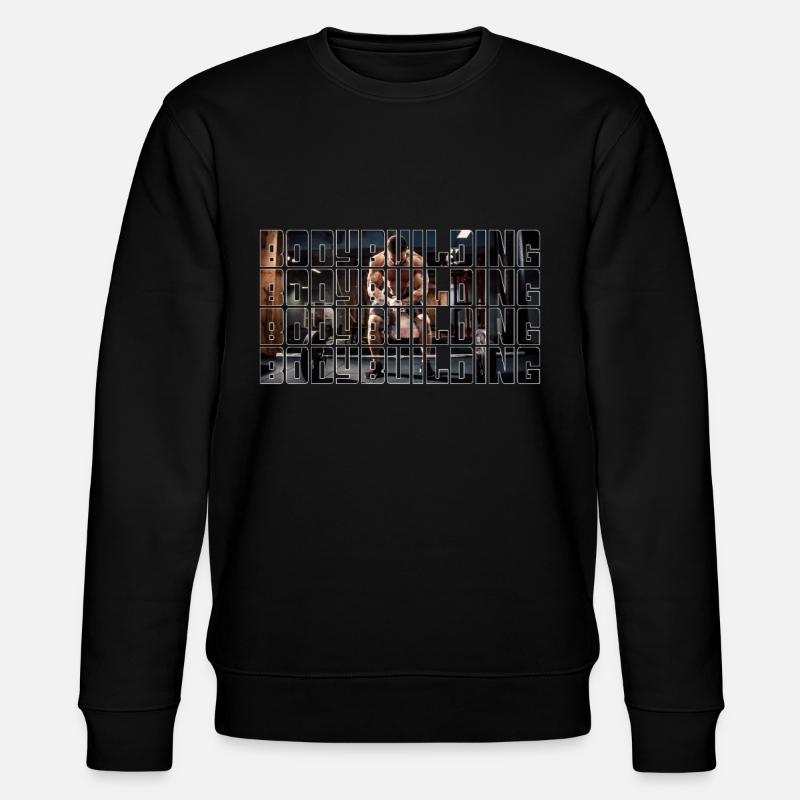 bodybuilding - Stanley/Stella CHANGER Unisex Organic Sweatshirt - black