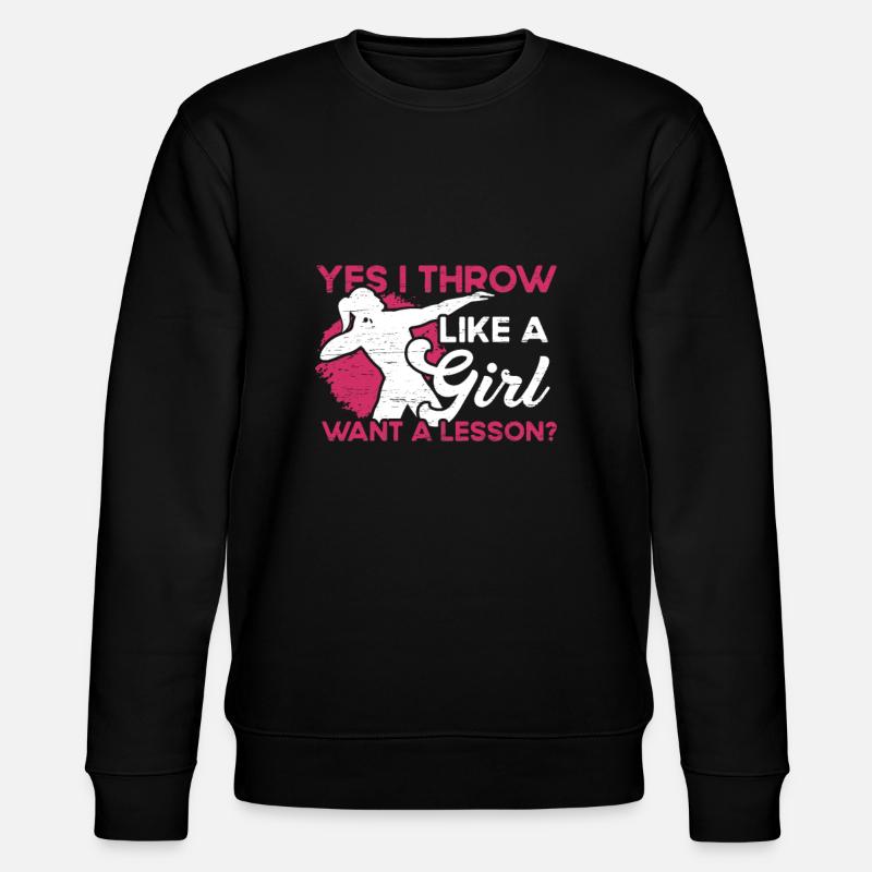 Je lance comme une fille - Sweat bio CHANGER Stanley/Stella Unisexe - noir