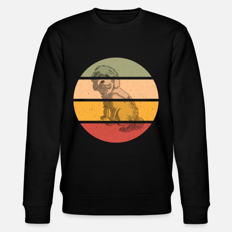 Retro Kleidung für Cockapoo - Stanley/Stella Unisex Bio-Sweatshirt CHANGER  - Schwarz