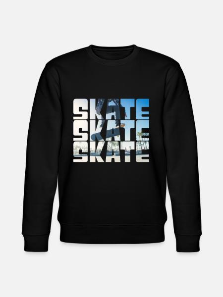 Skateboarding - Stanley/Stella CHANGER Unisex Organic Sweatshirt - black