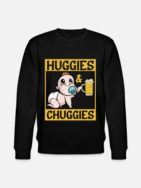 Huggies and Chuggies 20 - Stanley/Stella CHANGER Unisex Organic Sweatshirt - black