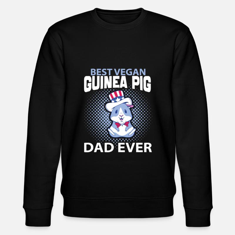 Guinea pig daddy - Stanley/Stella CHANGER Unisex Organic Sweatshirt - black