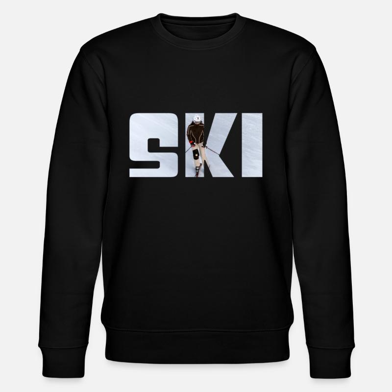 Ski - Sweat bio CHANGER Stanley/Stella Unisexe - noir