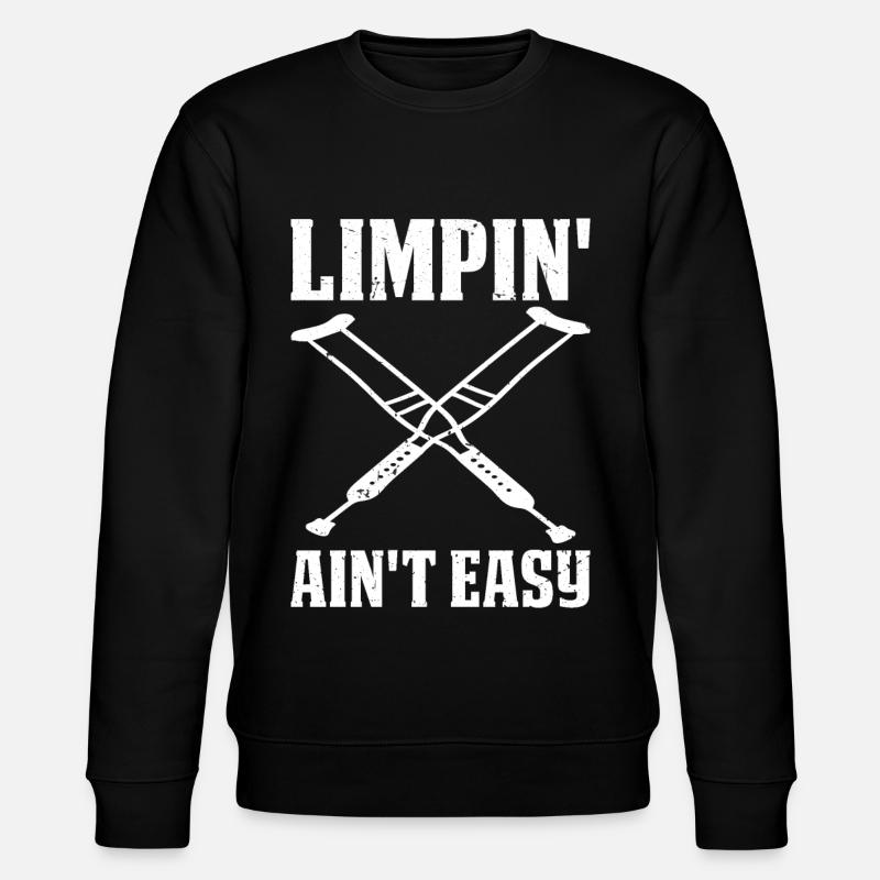 Limpin' Ain't Easy 20 - Stanley/Stella Unisex Bio-Sweatshirt CHANGER  - Schwarz
