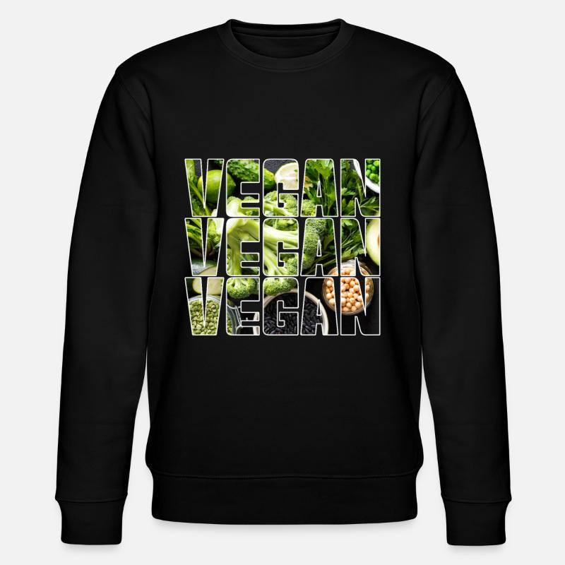 Végétalien - Sweat bio CHANGER Stanley/Stella Unisexe - noir