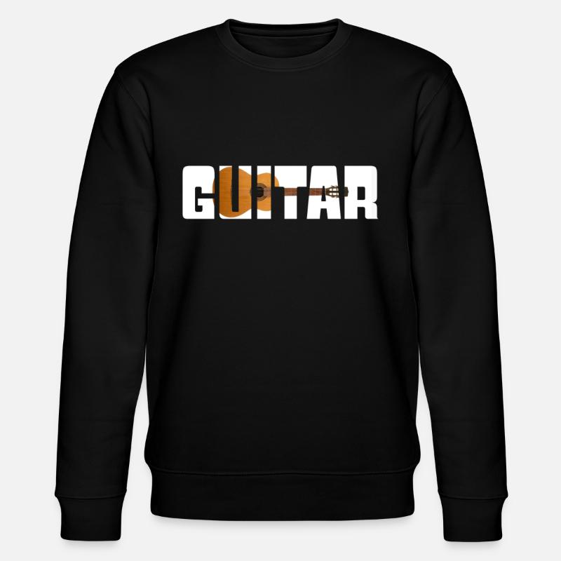 Guitar - Stanley/Stella CHANGER Unisex Organic Sweatshirt - black