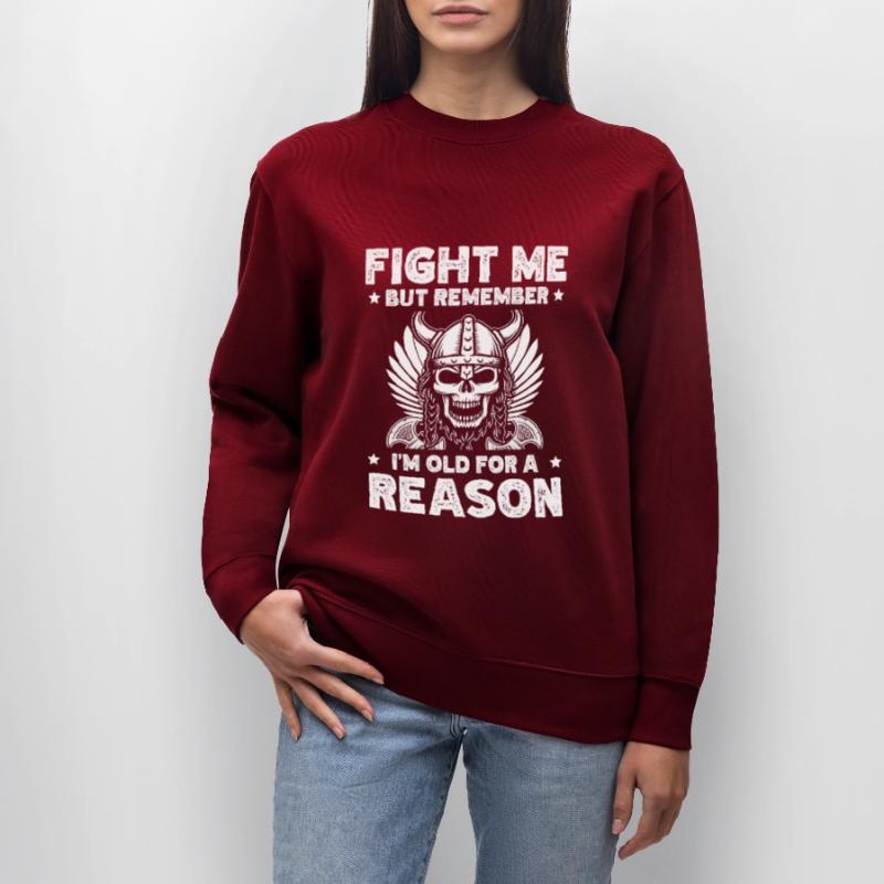 Bekämpfe Mich, Aber Denk Daran, Dass Ich Aus Einem Stanley/Stella Unisex Bio-Sweatshirt CHANGER 