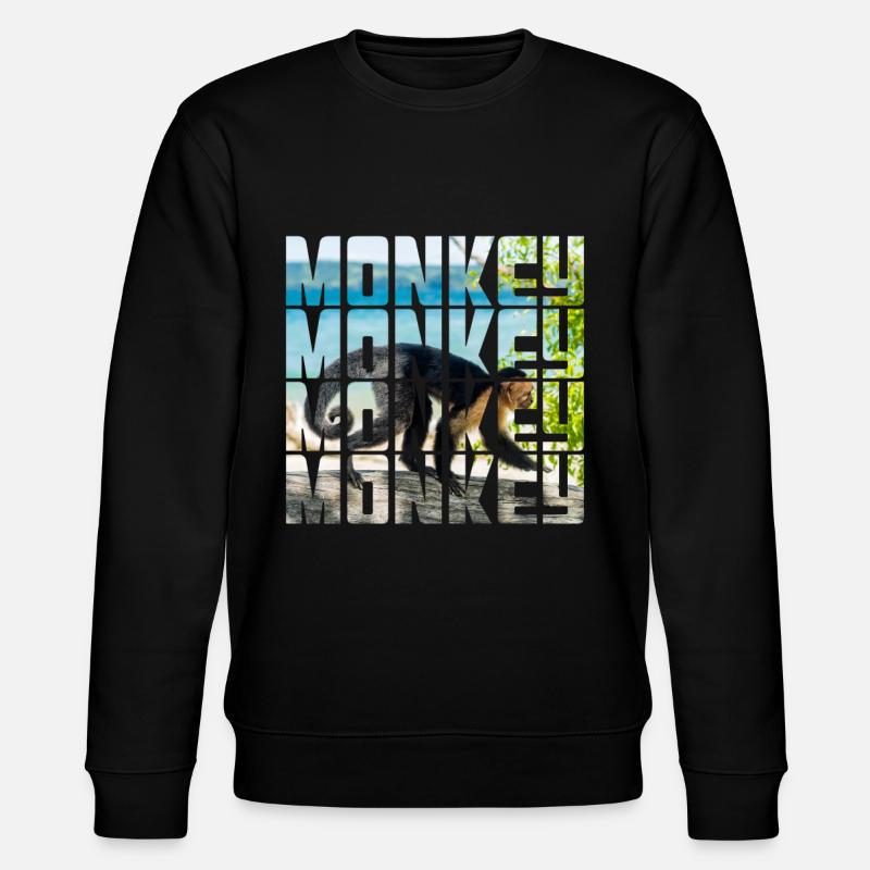 Singe - Sweat bio CHANGER Stanley/Stella Unisexe - noir