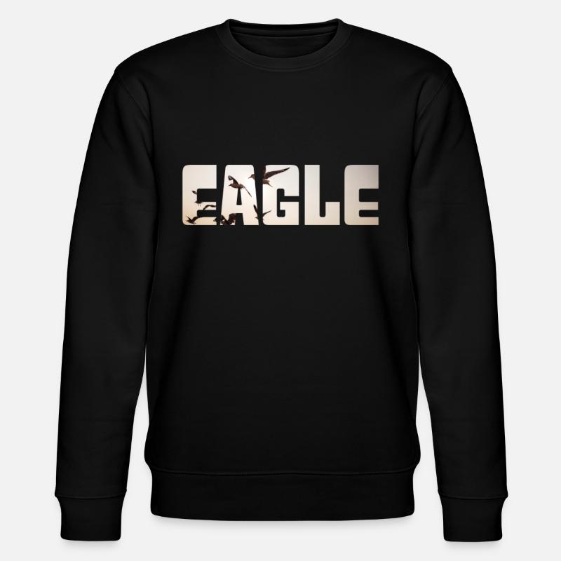 Eagle - Stanley/Stella CHANGER Unisex Organic Sweatshirt - black